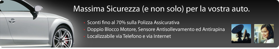 Unit Telematica di Sicurezza per Auto
Installazione  fissa